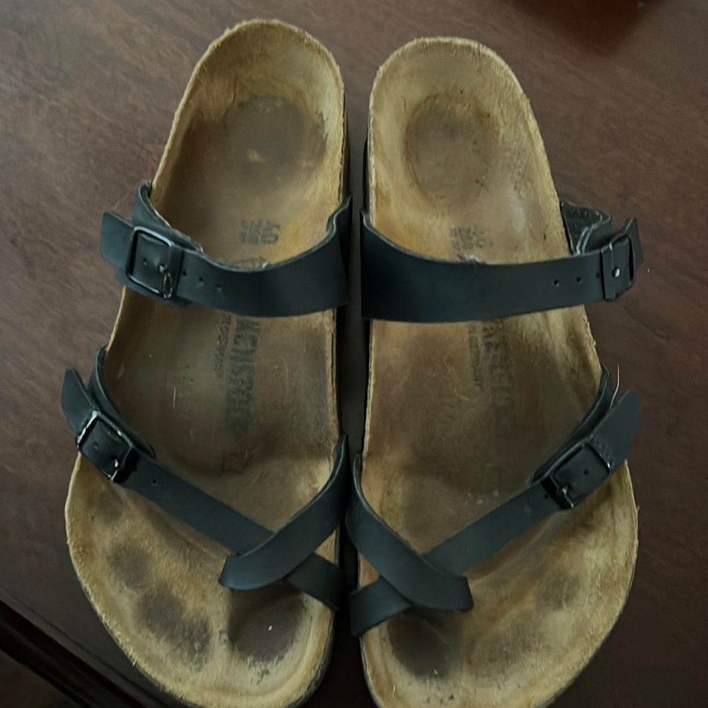 Birkenstock sandals - size 40 - black